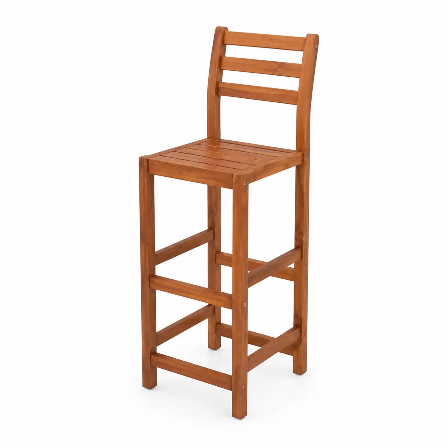 Barhocker aus Akazienholz Braun 110cm
