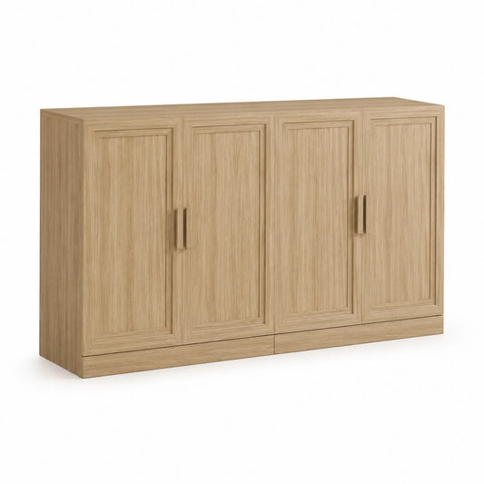 Sideboard Holz 4 Türen 160x40x80 cm