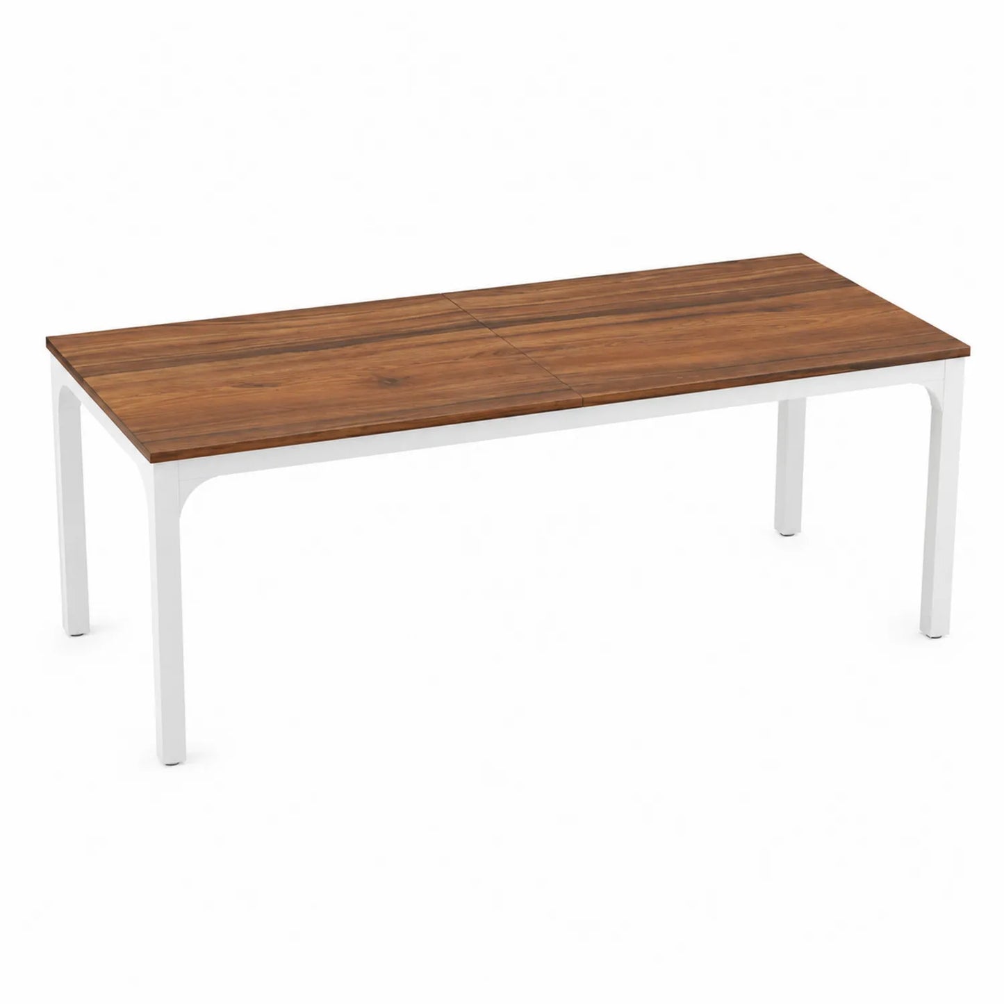 Esstisch Rechteckig Holzoptik 200 cm Metallgestell